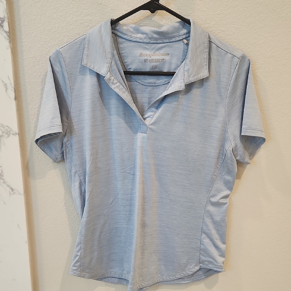 Tommy Bahama IslandZone Light Blue Polo